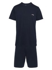 Fila Piżama w kolorze granatowym rozmiar: L. Niebieskie piżamy Fila, l, bez wzorów, z bawełny, bez ramiączek. Za 65.99 zł.