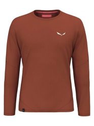 Salewa Koszulka funkcyjna "Pedroc Dry" w kolorze jasnobrązowym rozmiar: S. Brązowe t-shirty sportowe Salewa, bez wzorów, z materiału, bez ramiączek, outdoorowe. Za 149.95 zł.