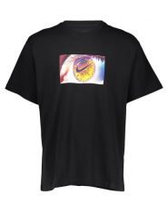Nike Koszulka "Eye Brand" w kolorze czarnym rozmiar: L. Czarne bezrękawniki Nike, l, bez wzorów, z bawełny, bez kołnierzyka, bez ramiączek. Za 132.67 zł.