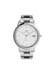 Daniel Wellington Zegarek DW00100754 Srebrny. Szare, analogowe zegarki Daniel Wellington, srebrne. Za 1,169.00 zł.