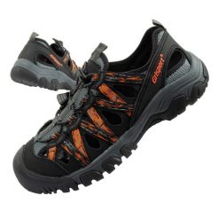 Buty sandały sportowe trekkingowe męskie Grisport. Brązowe buty turystyczne Grisport, bez wzorów, z gumy, bez zapięcia, trekkingowe. Za 195.00 zł.