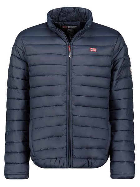 Geographical Norway Kurtka pikowana "Amigo" w kolorze granatowym rozmiar: XL. Niebieskie kurtki Geographical Norway, xl, z aplikacjami, bez kaptura. Za 148.61 zł.