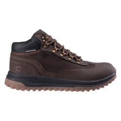 Buty trekkingowe Hi-Tec Rulen. Brązowe buty turystyczne Hi-tec, bez wzorów, bez zapięcia, trekkingowe. Za 383.48 zł.