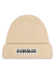 Napapijri Czapka F-Vispa NP0A4HXM Beżowy. Brązowe czapki zimowe Napapijri, bez wzorów. Za 209.99 zł.