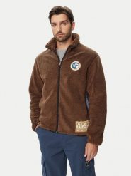 Napapijri Polar T-Archive NP0A8APE Brązowy Relaxed Fit. Brązowe bluzy z polaru Napapijri, m, bez wzorów, z polaru, bez kaptura. Za 879.99 zł.