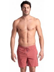Arena Szorty kąpielowe w kolorze łososiowym rozmiar: M. Różowe kąpielówki Arena, m, bez wzorów, z materiału. Za 92.42 zł.