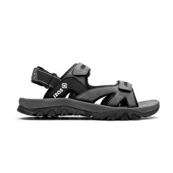 Sandały TYNE | Maksymalna przyczepność i wytrzymałość do kanioningu i trekkingu. Czarne sandały Izas, bez zapięcia. W wyprzedaży za 265.17 zł.
