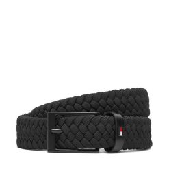 Pasek Męski Tommy Hilfiger. Czarne paski Tommy Hilfiger, bez wzorów. Za 259.99 zł.