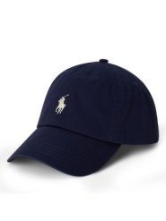 Polo Ralph Lauren Czapka z daszkiem 710667709505 Granatowy. Niebieskie czapki z daszkiem Polo Ralph Lauren, bez wzorów, z bawełny. Za 269.99 zł.
