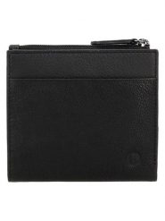 Beagles Skórzany portfel "Benidorm" w kolorze czarnym - 11 x 9,5 x 1,5 cm rozmiar: onesize. Czarne portfele Beagles, bez wzorów, z materiału. Za 56.99 zł.