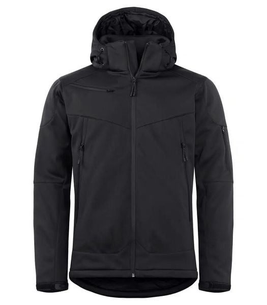 Clique Grayland Kurtka softshell pikowana męska, wodoodporna. Czarne kurtki CLIQUE, m, bez wzorów, z polaru. Za 502.27 zł.