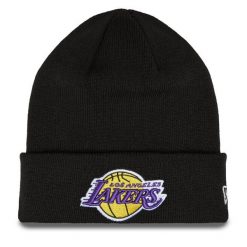 Czapka New Era. Czarne czapki zimowe New Era, bez wzorów. Za 139.99 zł.