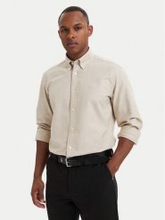 BOSS Koszula H-Liam 50566988 Beżowy Regular Fit. Brązowe koszule Boss, m, bez wzorów, z bawełny, bez kołnierzyka, bez ramiączek. Za 549.99 zł.
