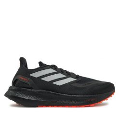 Buty do biegania adidas. Czarne buty do biegania Adidas, bez wzorów, bez zapięcia, do biegania. Za 649.99 zł.