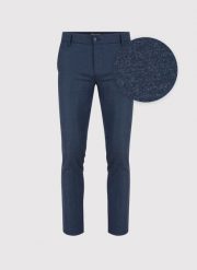 PAKO LORENTE – Casualowe spodnie męskie w kolorze granatowym. Spodnie materiałowe Pako Lorente, na co dzień, na jesień, l, bez wzorów, z elastanu, casualowe. Za 129.99 zł.