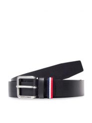 Jack&Jones Pasek Męski 12219179 Czarny. Czarne paski Jack&Jones, bez wzorów, ze skóry. Za 99.99 zł.
