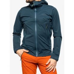 Kurtka z membraną męska Rab Kinetic 2.0 Jacket. Niebieskie kurtki RAB, m, bez wzorów, bez kaptura. Za 899.99 zł.