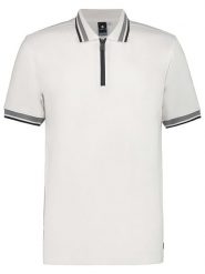 LUHTA Funkcyjna koszulka polo "Ikaalinen" w kolorze białym rozmiar: M. Białe bezrękawniki Luhta, m, bez wzorów, bez kołnierzyka, bez ramiączek. Za 128.25 zł.