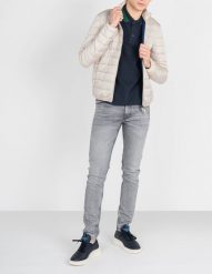 Invicta Kurtka "Light Down" | 4431759/U | Mężczyzna | Szary. Szare kurtki Invicta, m, z aplikacjami, z poliamidu, bez kaptura. W wyprzedaży za 269.00 zł.