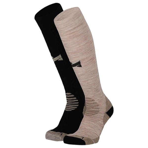 Skarpety uciskowe outdoorowe unisex. Brązowe skarpety Xtreme, bez wzorów, z elastanu. W wyprzedaży za 167.20 zł.