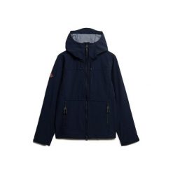 Bluza z kapturem Superdry Softshell Tech. Niebieskie bluzy Superdry, m, bez wzorów, z softshellu, z kapturem. W wyprzedaży za 420.00 zł.