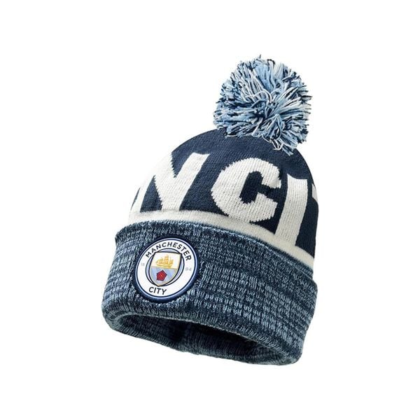 Czapka Manchester City - oficjalna licencjonowana. Niebieskie czapki zimowe MANCHESTER CITY, bez wzorów. Za 124.99 zł.