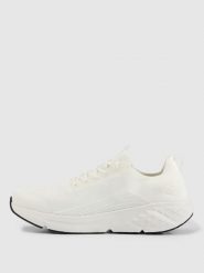 4F Niskie sneakersy sportowe VELOCORE męskie - białe 45. Białe buty sportowe casual 4F, bez wzorów, z dzianiny, bez zapięcia. Za 299.99 zł.