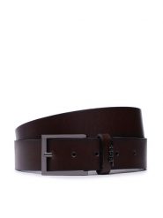 Boss Pasek Męski 50491852 Brązowy. Brązowe paski Boss, bez wzorów, ze skóry. Za 269.99 zł.