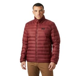 Kurtka puchowa Helly Hansen Verglas Down 2.0. Czerwone kurtki Helly Hansen, bez wzorów, z puchu, bez kaptura. W wyprzedaży za 994.00 zł.