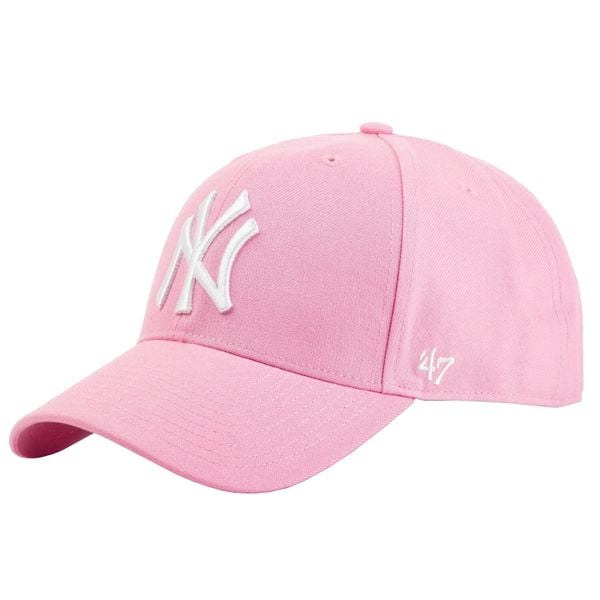 Czapka z daszkiem - New York Yankees Czapka regulowana. Czerwone czapki z daszkiem 47 Brand, bez wzorów. Za 109.99 zł.
