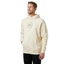 Bluza sportowa męska Helly Hansen Core Graphic. Białe bluzy z kapturem Helly Hansen, m, bez wzorów, z kapturem. W wyprzedaży za 288.00 zł.