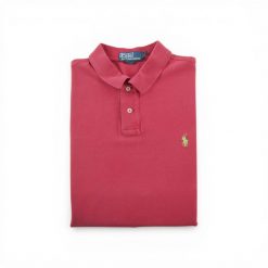 Second life - Koszulka męska polo z krótkim rękawem - Stan bardzo dobry. Czerwone koszulki polo RALPH LAUREN, m, bez wzorów, bez kołnierzyka, bez ramiączek, na golfa. Za 127.76 zł.