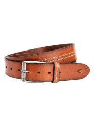 Camel Active Skórzany pasek w kolorze jasnobrązowym rozmiar: S. Brązowe paski Camel Active, bez wzorów, z materiału. Za 122.67 zł.
