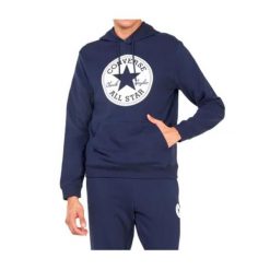 Odzież Converse. Niebieskia bluzy Converse, bez wzorów, bez kaptura. Za 265.99 zł.