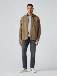 Levi's Dżinsy "511" - Slim fit - w kolorze antracytowym rozmiar: W34/L30. Czarne jeansy Levi's®, l. Za 246.68 zł.
