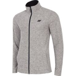 Polar męski PLM304 - szary melanż. Bluzy z polaru marki 4F. Za 99.99 zł.