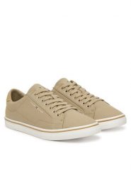 Tommy Hilfiger Tenisówki Vulc Core Long Lace FM0FM05688 Beżowy. Brązowe trampki Tommy Hilfiger, m, bez wzorów, bez zapięcia. Za 289.99 zł.