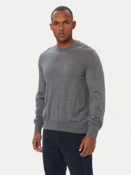BOSS Sweter Leno 50571914 Szary ciemny Regular Fit. Szare swetry rozpinane Boss, m, bez wzorów, ze lnu, bez kołnierzyka, bez ramiączek. Za 679.99 zł.