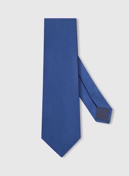 PAKO LORENTE - Granatowy krawat męski. Niebieskie krawaty i muchy Pako Lorente, bez wzorów, z poliesteru. Za 99.99 zł.