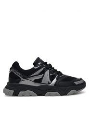 Just Cavalli Sneakersy 78QA3SH6 ZSC49 Czarny. Czarne buty sportowe casual Just Cavalli, bez wzorów, z materiału, bez zapięcia. Za 739.99 zł.