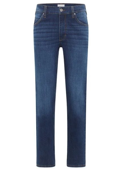 Dżinsy ze stretchem Mustang Tramper, prosta nogawka. Niebieskie jeansy bonprix, m. Za 189.99 zł.