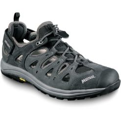 Buty męskie Meindl Hawaii. Szare buty trekkingowe MEINDL, bez wzorów, z gumy, bez zapięcia, trekkingowe. Za 858.00 zł.