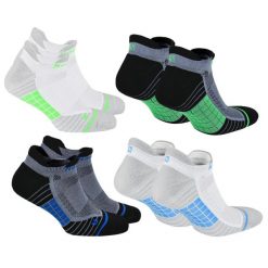 4pk Skarpety biegowe low-cut, antyodparzeniowe, strefowa amortyzacja, antybakt. Białe skarpetki sportowe Norfolk, bez wzorów. Za 147.99 zł.