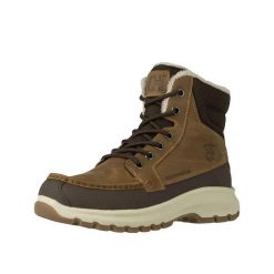 Buty trekkingowe Helly Hansen Brązowe. Brązowe buty turystyczne Helly Hansen, na zimę, bez wzorów, z materiału, bez zapięcia, trekkingowe. Za 615.50 zł.