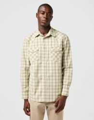 MESKA KOSZULA WRANGLER WESTERN SHIRT TEA 112362765. Koszule Wrangler, l, bez wzorów, bez kołnierzyka, bez ramiączek. Za 149.99 zł.