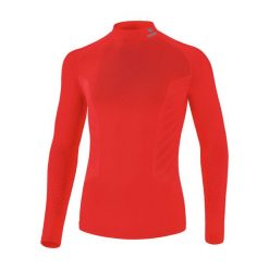 Czerwony top z golfem Erima Athletic z długim rękawem. Czerwone bielizna termoaktywna Erima, s, bez wzorów, z dzianiny, bez ramiączek, na golfa. Za 268.99 zł.