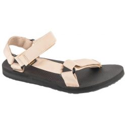 Sandały Teva Original Universal Sandals 1004006-WPPP beżowy. Brązowe sandały z materiału, bez zapięcia. Za 391.03 zł.