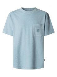 Pepe Jeans Koszulka w kolorze błękitnym rozmiar: S. Niebieskie bezrękawniki Pepe Jeans, s, bez wzorów, z bawełny, bez kołnierzyka, bez ramiączek. Za 79.03 zł.