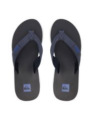 Quiksilver Japonki EO-DUNE CQ10036MDM Granatowy. Niebieskie japonki Quiksilver, bez wzorów, ze skóry. Za 109.99 zł.