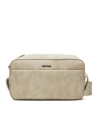 Calvin Klein Saszetka Ck Refined Camera Bag Nubuck K50K512748 Beżowy. Brązowe saszetki i nerki CALVIN KLEIN, bez wzorów, z nubiku. Za 299.99 zł.
